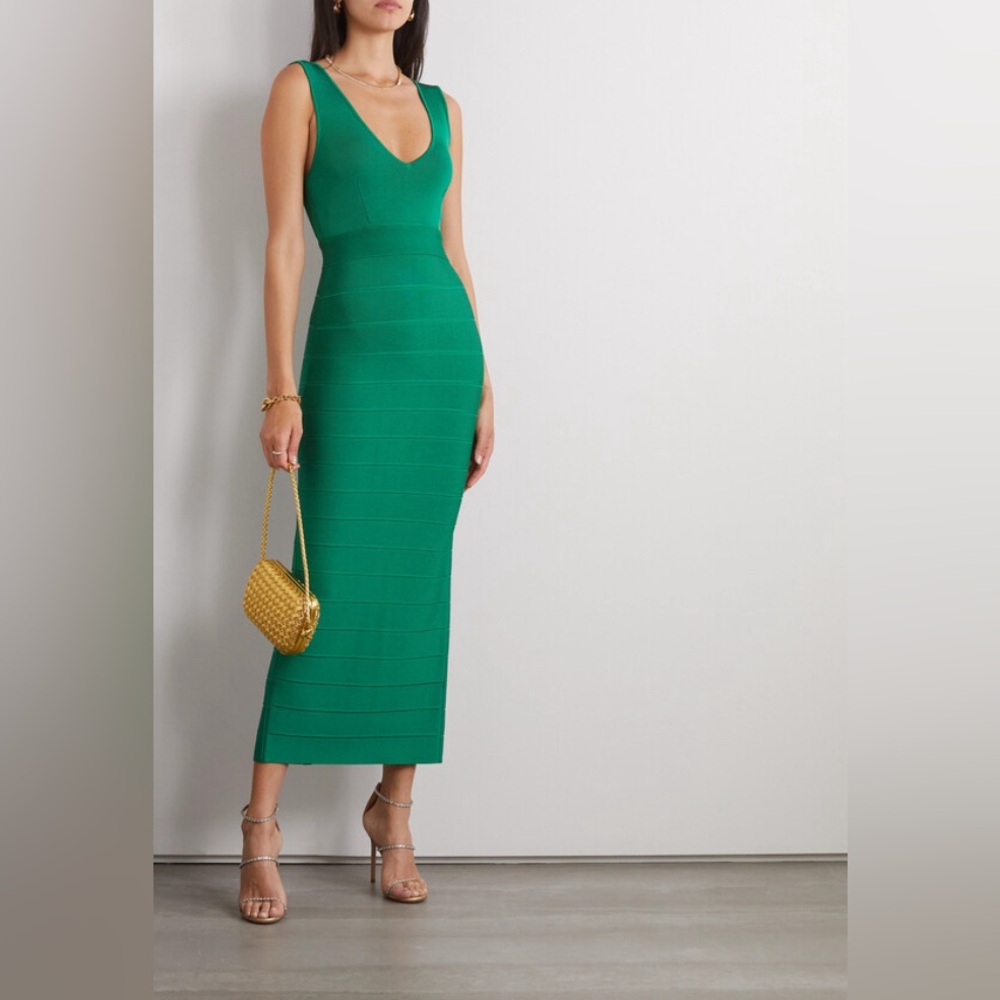 Authentic Herve Leger Icon Maxi Bandage Dress